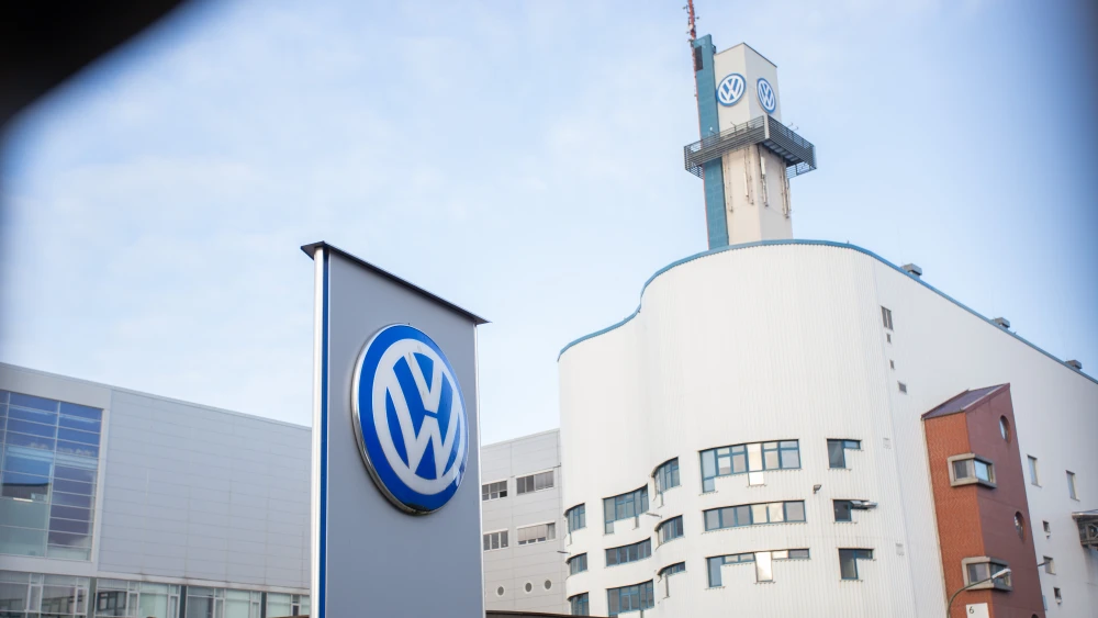 The Volkswagen automobile factory in Osnabrueck, Germany, March 27, 2026. Photo by Hesham Elsherif/Getty Images.