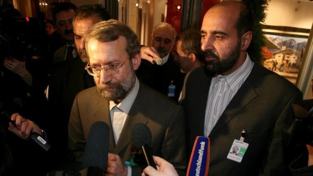Asked at the 2007 Munich Security Conference whether he endorsed Mahmoud Ahmadinejad’s denial of the Holocaust, Iranian official Ali Larijani (pictured here answering questions at that conference's press session) answered that it was an “open question” as to whether the Nazi slaughter of the Jews had taken place. Larijani's statement indicates that the real challenge in the Middle East is ideology, writes JNS.org columnist Ben Cohen. Credit: Sebastian Zwez.