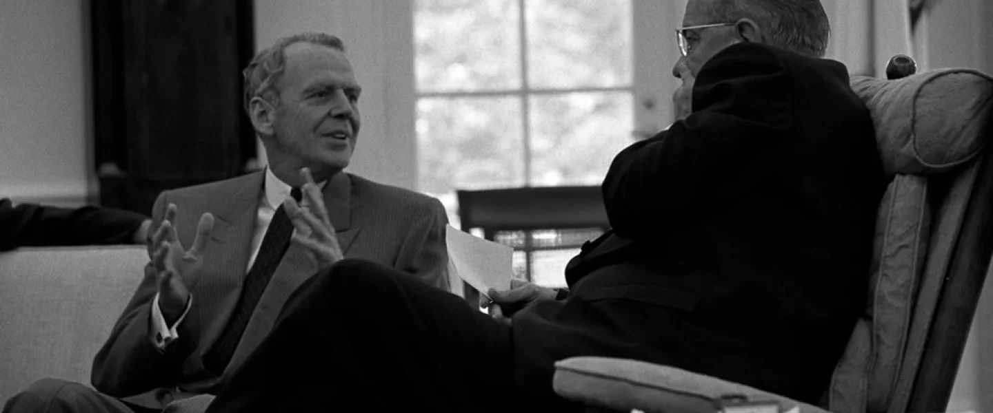 Clark Clifford. Credit: LBJ Library/Yoichi Okamoto.