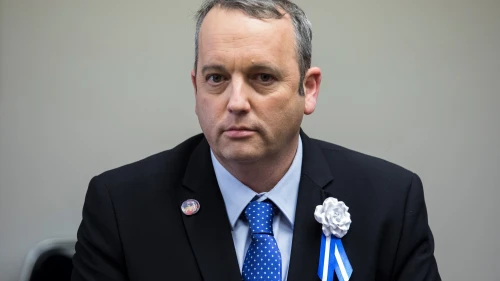 Knesset member Gilad Kariv at a Labor Party meeting in Jerusalem on April 6, 2021. Photo by Olivier Fitoussi/Flash90.