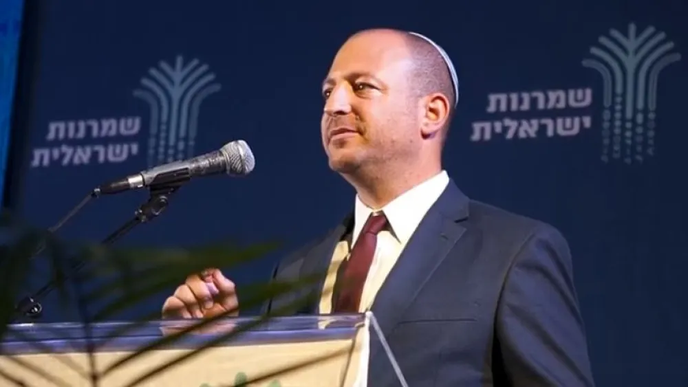 Tikvah Fund CEO Amiad Cohen addresses the “Conservatism conference” in Jerusalem on May 16, 2019. Source: Screenshot.
