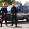 Israel Police patrol officers, April 23, 2024. Credit: Israel Police via Wikimedia Commons.