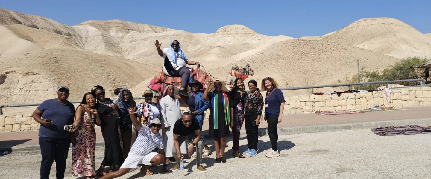 Members of a delegation of South African queens, princes and princesses during a visit to Israel, September 2026. Credit: Courtesy of the Israeli Foreign Ministry.