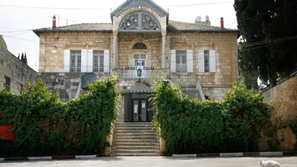 The Orient House was the PLO headquarters in eastern Jerusalem in the 1980s and 1990s. Oct. 14, 2007. Photo by Nati Shohat/Flash90.