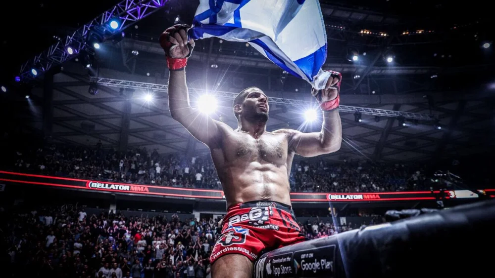 Israeli MMA fighter Noad Lahat. Source: Twitter.
