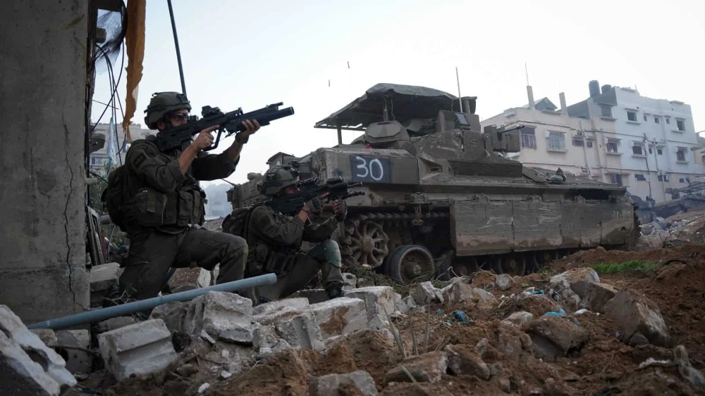 Israeli forces during Gaza ground operations, Jan. 9, 2024. Credit: IDF.