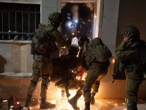 Israeli forces demolish the home of Mohammad Taha, who killed six civilians in the Sept. 8, 2025, terrorist shooting in Jerusalem, Oct. 10, 2025. Credit: IDF.