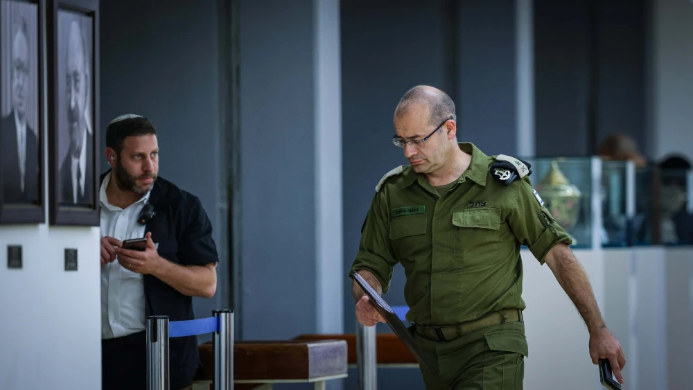 Roman Gofman, military secretary to Prime Minister Benjamin Netanyahu, at the Knesset in Jerusalem, Nov. 11, 2024. Photo by Chaim Goldberg/Flash90.