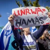Protest Against UNRWA