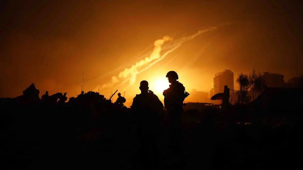 Israeli troops operating in the Hamas-ruled Gaza Strip, Nov. 27, 2023. Credit: IDF.