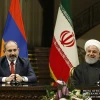 Armenian Prime Minister Nikol Pashinyan with Iranian President Hassan Rouhani after a meeting in Tehran in 2019. Credi: Press Office of the Government of Armenia.