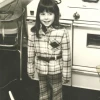 A young Dawn Lerman ready to cook with her grandmother, Beauty. Credit: Courtesy Dawn Lerman.
