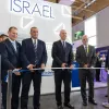 Seventeen Israeli defense firms participate in the inauguration of the national pavilion at the 2023 Paris Air Show, June 19, 2023. Credit: Ariel Hermoni, Israeli Ministry of Defense.