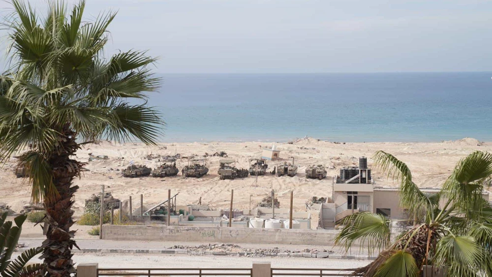 Israeli troops operating in the Hamas-ruled Gaza Strip, Nov. 13, 2023. Credit: IDF.