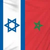 The flags of Israel and Morocco. Source: Gabi Ashkenazi/Twitter.
