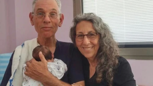 Judi Weinstein Haggai and her husband, Gad. Credit: Courtesy.