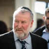 Israeli Attorney General Avichai Mandelblit at a ceremony for outgoing State Prosecutor Shai Nitzan in Jerusalem, on Dec. 18, 2019. Photo by Olivier Fitoussi/Flash90.