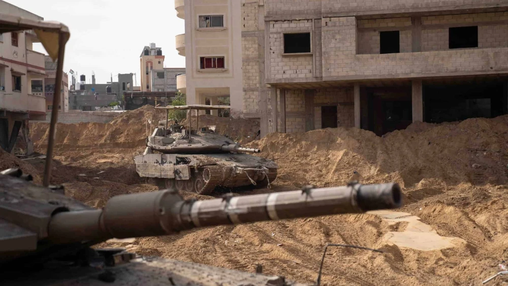 Israeli troops operating in the Hamas-ruled Gaza Strip, Dec. 14, 2023. Credit: IDF.