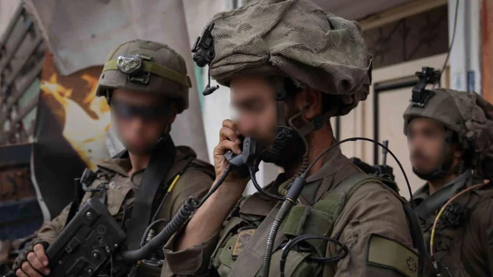 Israeli troops operating in the Hamas-ruled Gaza Strip, Nov. 28, 2023. Credit: IDF.