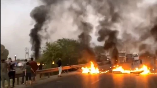 Protests in Khuzestan, July 24, 2021. Source: Twitter via Alireza Jafarzadeh.