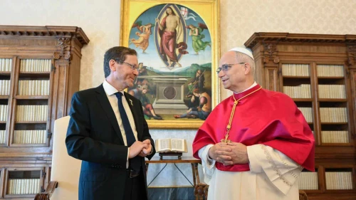 Pope Leo, Isaac Herzog
