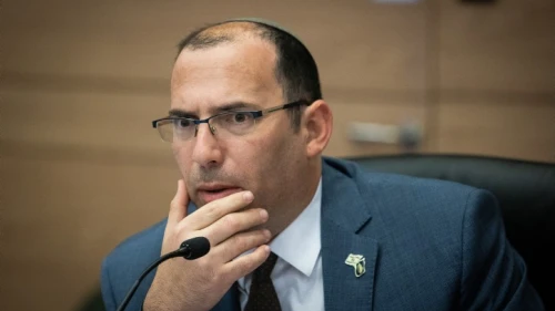 Knesset Constitution, Law and Justice Committee Chairman Simcha Rothman at the legislature in Jerusalem, June 20, 2023. Photo by Oren Ben Hakoon/Flash90.