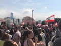 Lebanese protesters in Beirut on Oct. 18, 2019. Credit: Shahen Books via Wikimedia Commons.
