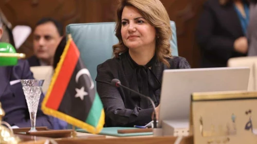 Libyan Foreign Minister Najla Mangoush in 2022. Credit: Libyan Ministry of Foreign Affairs.