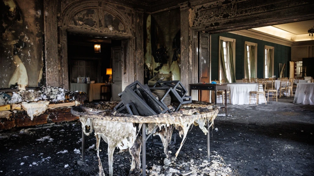 Pennsylvania governor mansion arson