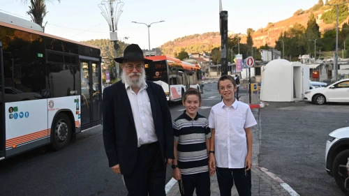 Father and sons, Safed