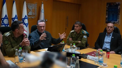 Israeli Defense Minister Israel Katz, center, addresses the IDF General Staff Forum on Nov. 11, 2024. Source: @Israel_Katz/X.