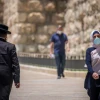 Arabs and Jews walk by the Jaffa Gate of the Old City of Jerusalem, July 5, 2020. photo by Yonatan Sindel/Flash90.