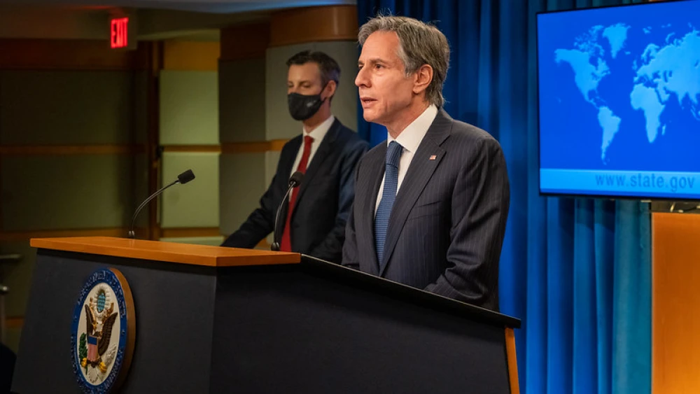 U.S. Secretary of State Antony Blinken delivers remarks to the media at the U.S. State Department in Washington, D.C., on Feb. 26, 2021. Credit: U.S. State Department Photo by Ron Przysucha.