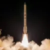 “Okef 13” satellite launch from Palmachim Airbase in central Israel on March 29, 2023. Credit: Israel Ministry of Defense Spokesperson's Office.