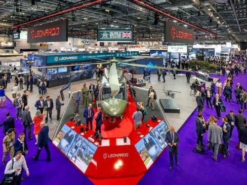 Participants at DSEI UK in London in 2019. Credit: DSEI UK.