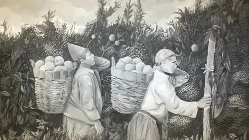 Palestinian refugee-themed artwork promoted by the “Nakba Museum Project of Memory and Hope.” Credit: Nakba Museum Project Facebook page.