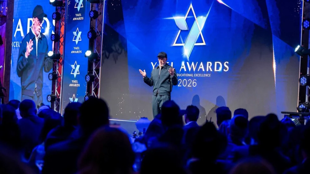 Uri Poliavich, founder of the Yael Foundation, addressing the audience at the annual Yael Awards, held in Vienna in February 2026. Credit: Courtesy of the Yael Foundation.