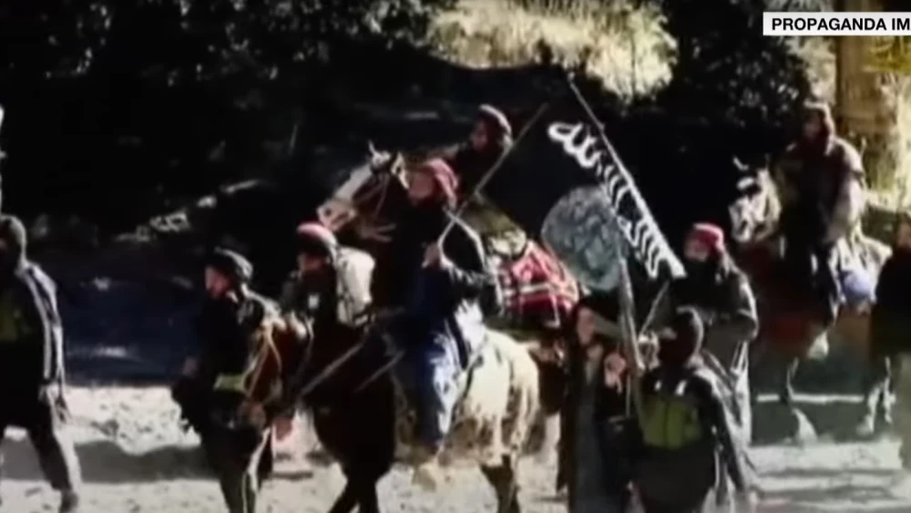 ISIS-K fighters in Afghanistan. Source: Screenshot.