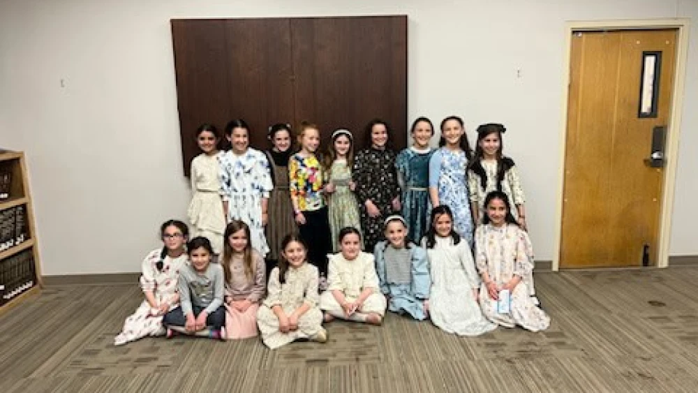Torah Academy's third graders. Credit: Courtesy of Torah Academy.