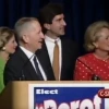 Ross Perot, a 1992 independent presidential candidate, delivers his concession speech on election night. Credit: Screenshot.