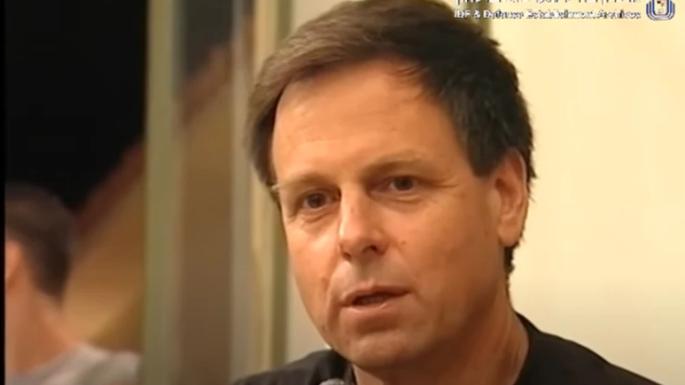 IAF Col. Ilan Ramon speaking about the Israeli attack on Iraq's Osirak nuclear facility in 2001, in a video released on June 22, 2021. Credit: Israeli Defense Ministry.