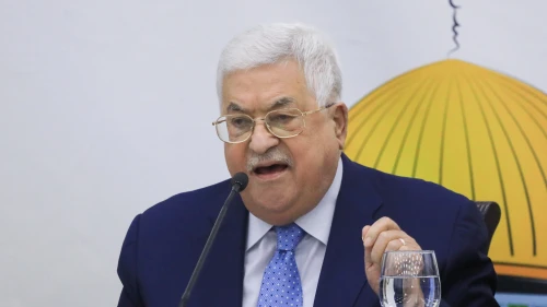 Palestinian Authority leader Mahmoud Abbas makes a statement as he attends the Revolutionary Council Meeting of Fatah Movement at the Palestinian Presidential Office in Ramallah on Dec. 18, 2019. Photo by Flash90.