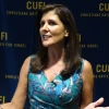 Former Ambassador to the United Nations Nikki Haley at the annual Christians United for Israel Summit in Arlington, Va., June 18, 2022. Source: YouTube.