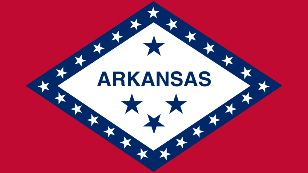 Flag of Arkansas. Credit: Wikimedpia Commons.