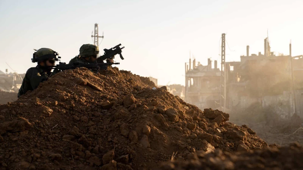 Israeli troops operating in the Hamas-ruled Gaza Strip, Nov. 12, 2023. Credit: IDF.