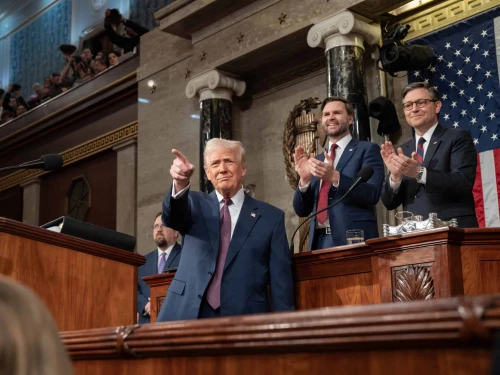 U.S. President Donald Trump delivers a joint address to Congress, March 4, 2025. Source: White House/X.