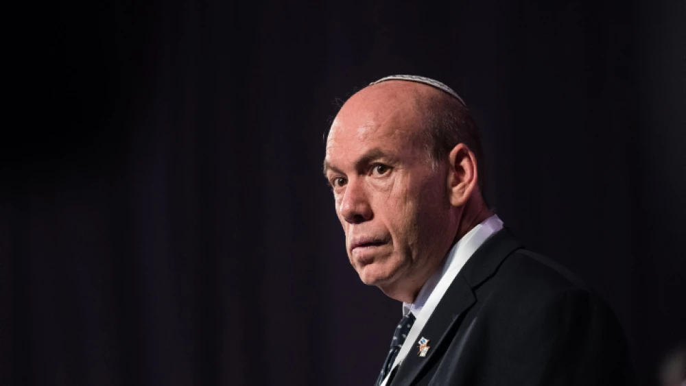 State Comptroller Matanyahu Englman is seen during the Fifth World Holocaust Forum at the Yad Vashem Holocaust memorial museum in Jerusalem, Jan. 23, 2020. Photo by Yonatan Sindel/Flash90.