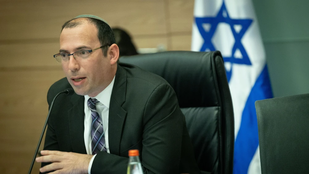 Knesset Constitution, Law and Justice Committee Chairman Simcha Rothman, March 19, 2023. Photo by Yonatan Sindel/Flash90.