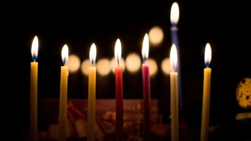 Chanukah Menorah in Jerusalem