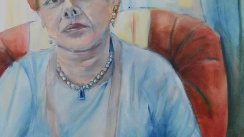 Diana Muller's portrait of Irish Holocaust survivor Suzie Diamond. Credit: Diana Muller.